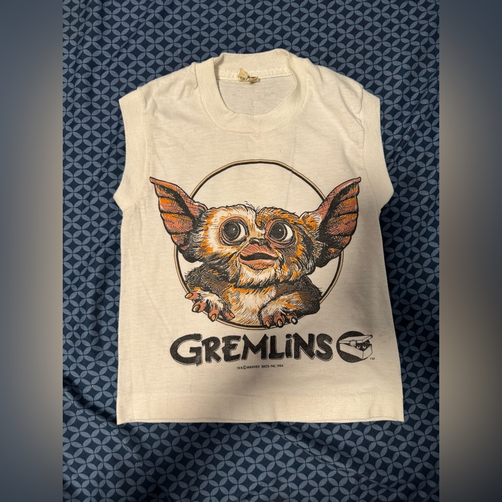 Rare Vintage Gremlins Shirt Boys Size 6-8